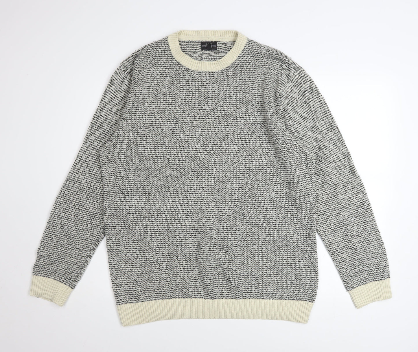Mens UK Size XL NEXT Grey Pullover Jumper