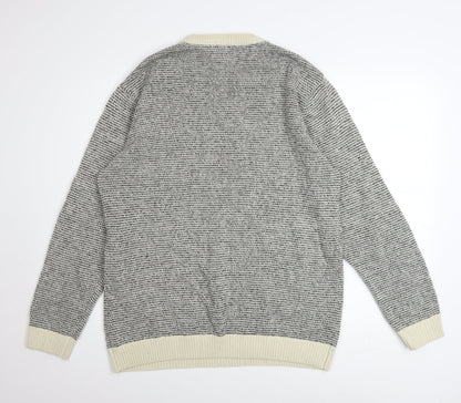 Mens UK Size XL NEXT Grey Pullover Jumper