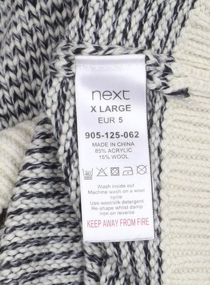 Mens UK Size XL NEXT Grey Pullover Jumper