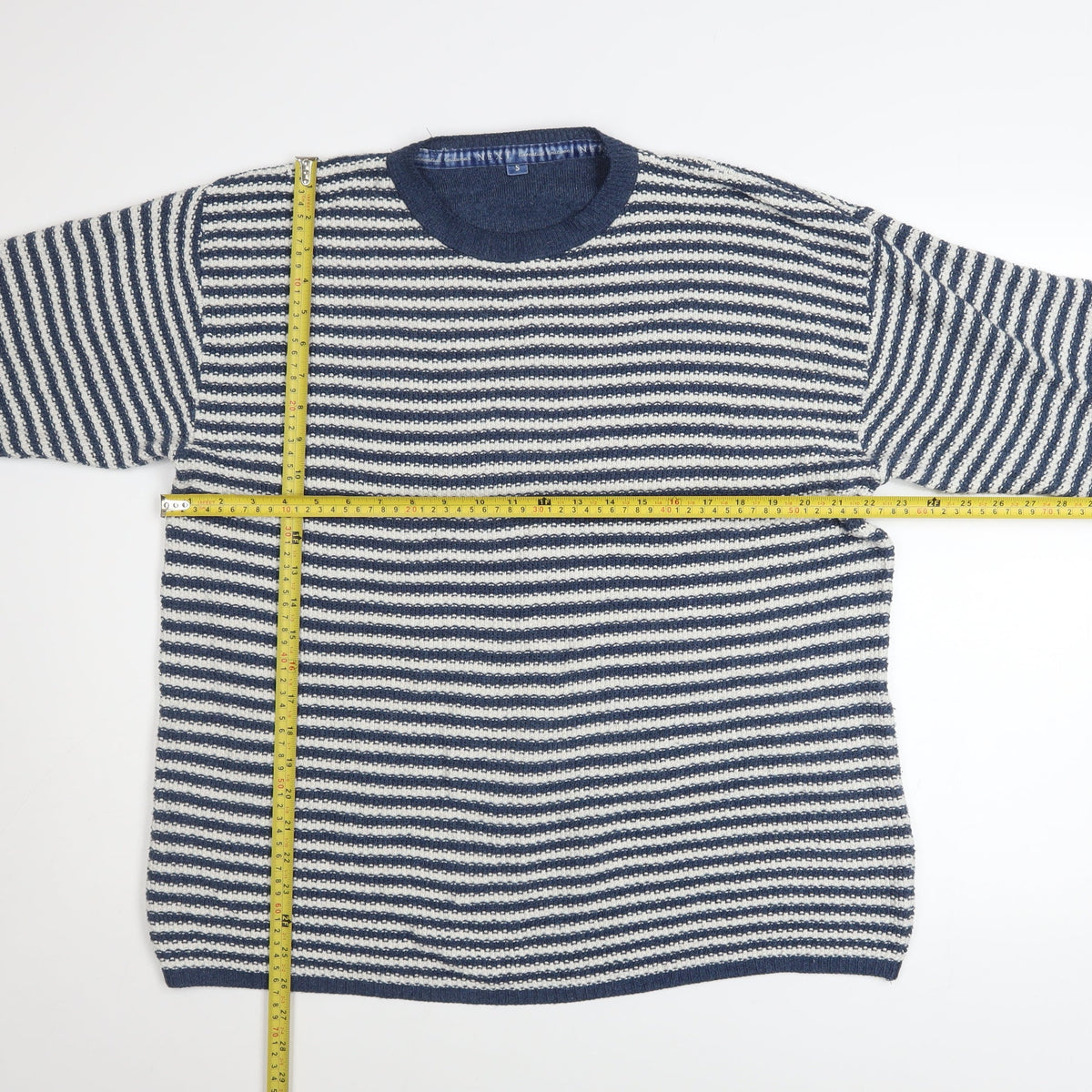 Mens UK Size S NEXT Blue Pullover Jumper
