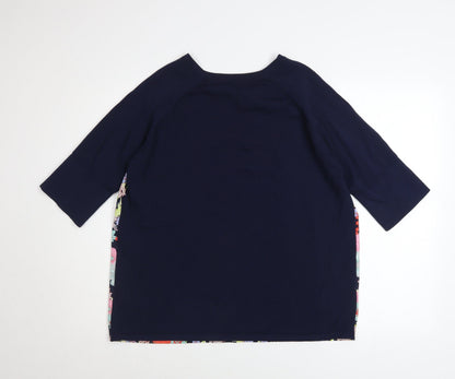 Womens UK Size 16 NEXT Multicoloured Tunic Blouse