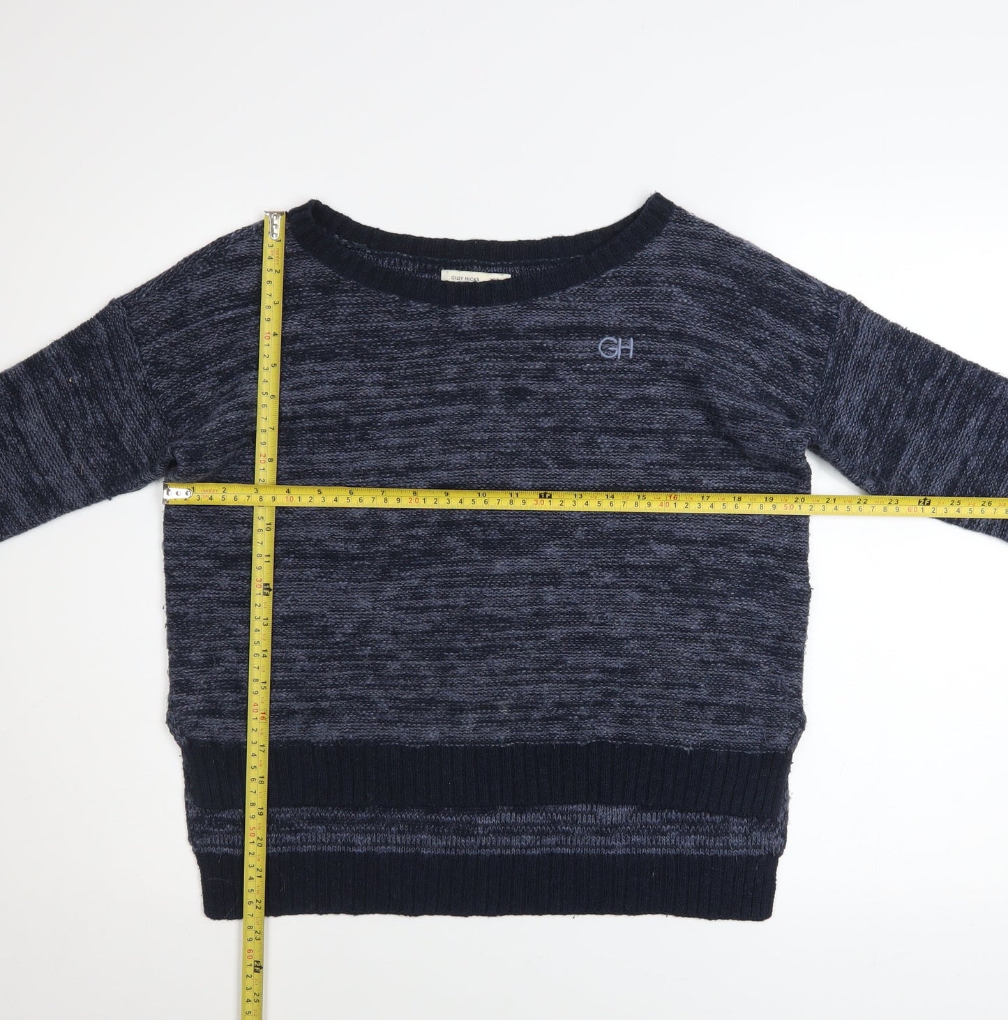 Womens UK Size XS Gilly Hicks Blue Pullover Jumper