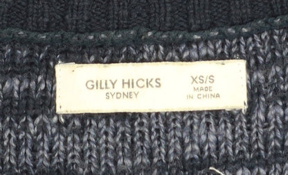 Womens UK Size XS Gilly Hicks Blue Pullover Jumper