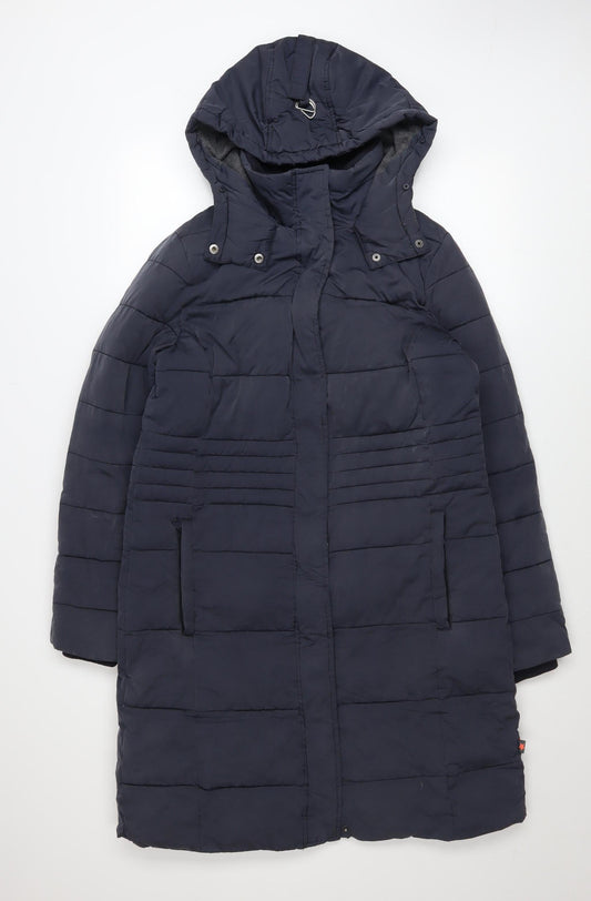 Womens UK Size 12 White Stuff Blue Puffer Jacket