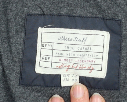 Womens UK Size 12 White Stuff Blue Puffer Jacket