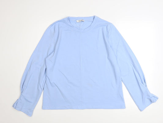 Womens UK Size 14 Great Plains Blue Pullover Sweatshirt