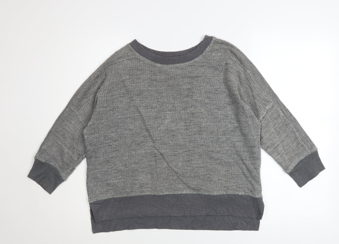 Womens UK Size M Zara Grey Pullover Sweatshirt