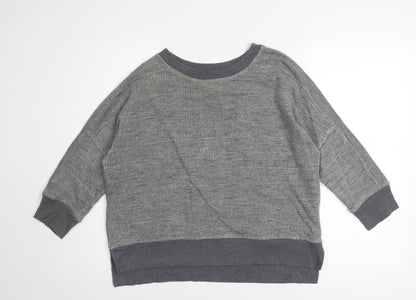 Womens UK Size M Zara Grey Pullover Sweatshirt