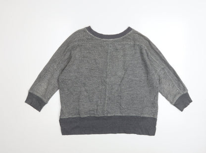Womens UK Size M Zara Grey Pullover Sweatshirt