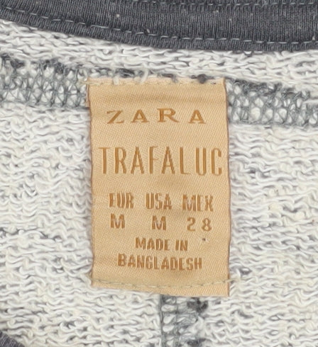 Womens UK Size M Zara Grey Pullover Sweatshirt
