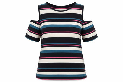 Womens UK Size 16 Dorothy Perkins Multicoloured Basic T-Shirt