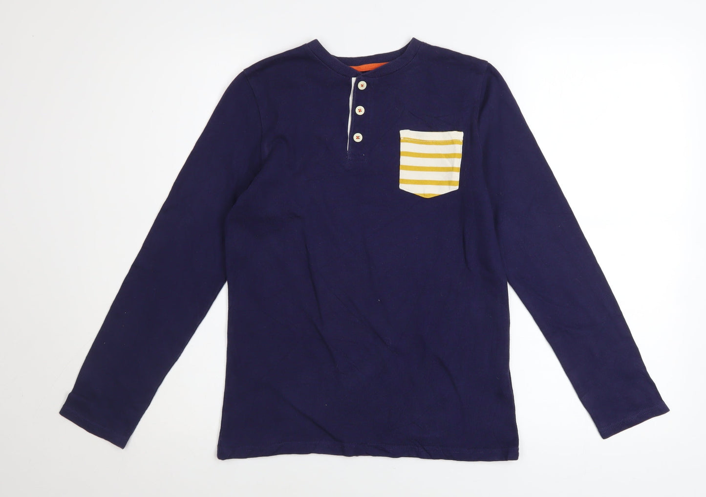Boys UK Size 9-10 Years Mini Boden Blue Basic T-Shirt