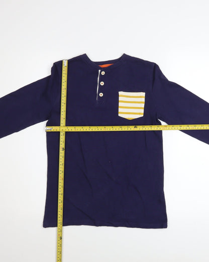 Boys UK Size 9-10 Years Mini Boden Blue Basic T-Shirt