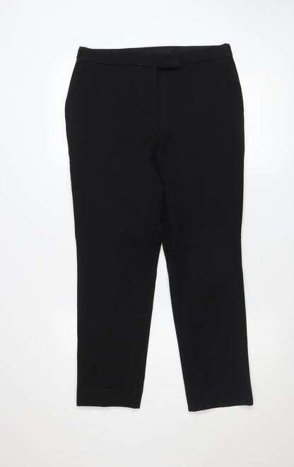 Womens UK Size 12 Marks and Spencer Slim Fit Business Casual Workwear Black Trou