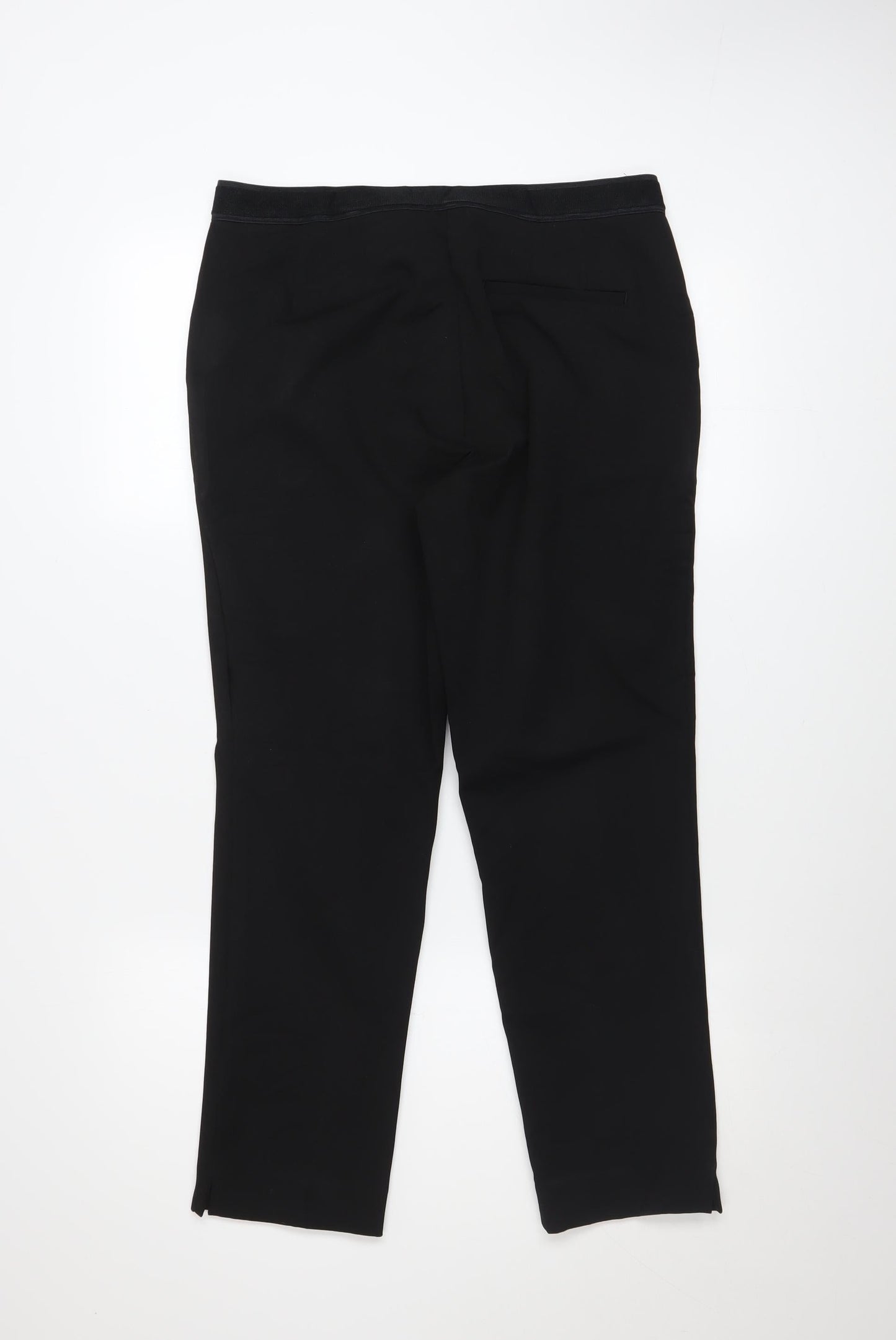 Womens UK Size 12 Marks and Spencer Slim Fit Business Casual Workwear Black Trou