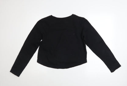 Womens UK Size S VERO MODA Black Pullover Sweatshirt