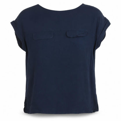 Womens UK Size 14 NEXT Blue Basic Blouse