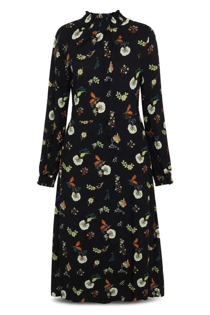 Womens UK Size 10 Warehouse Fit & Flare Dress
