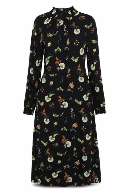 Womens UK Size 10 Warehouse Fit & Flare Dress