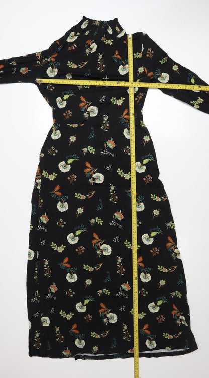 Womens UK Size 10 Warehouse Fit & Flare Dress