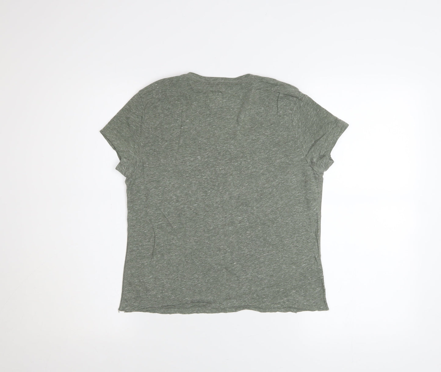 Womens UK Size 8 Jack Wills Green Basic T-Shirt