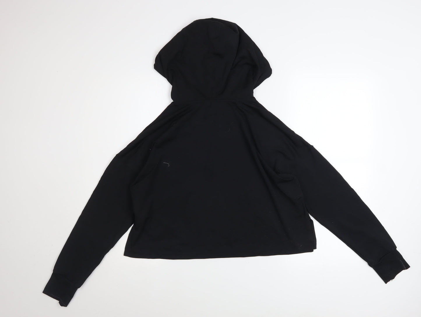 Womens UK Size M Nike Black Pullover Hoodie