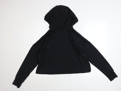 Womens UK Size M Nike Black Pullover Hoodie