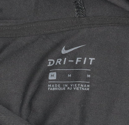 Womens UK Size M Nike Black Pullover Hoodie