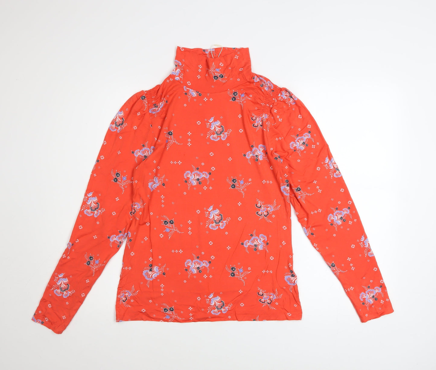 Womens UK Size 12 Marks and Spencer Red Tunic Blouse