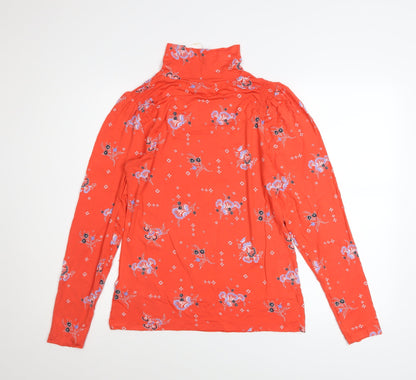 Womens UK Size 12 Marks and Spencer Red Tunic Blouse