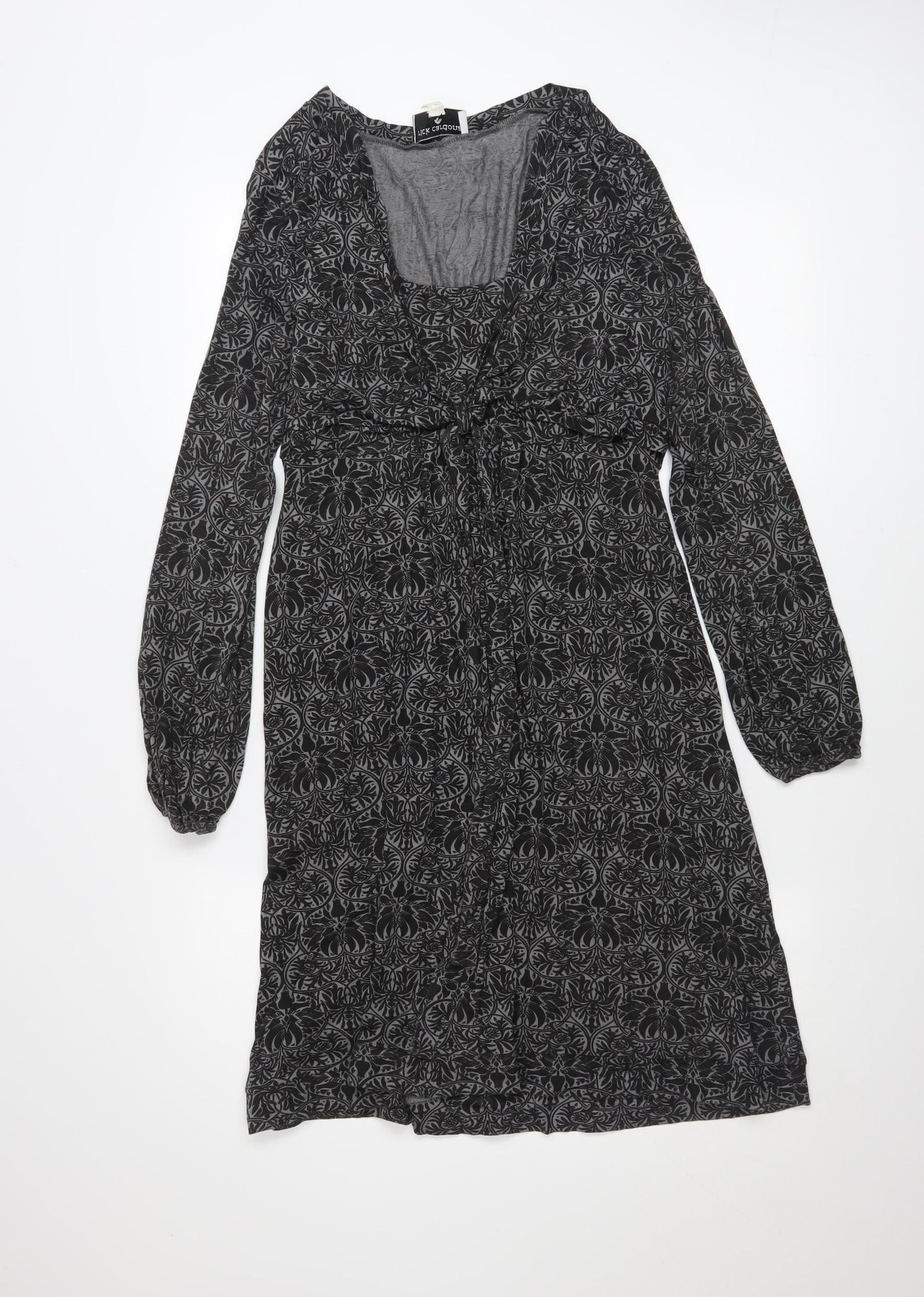 Womens UK Size 12 Rick Cardona A-Line Dress