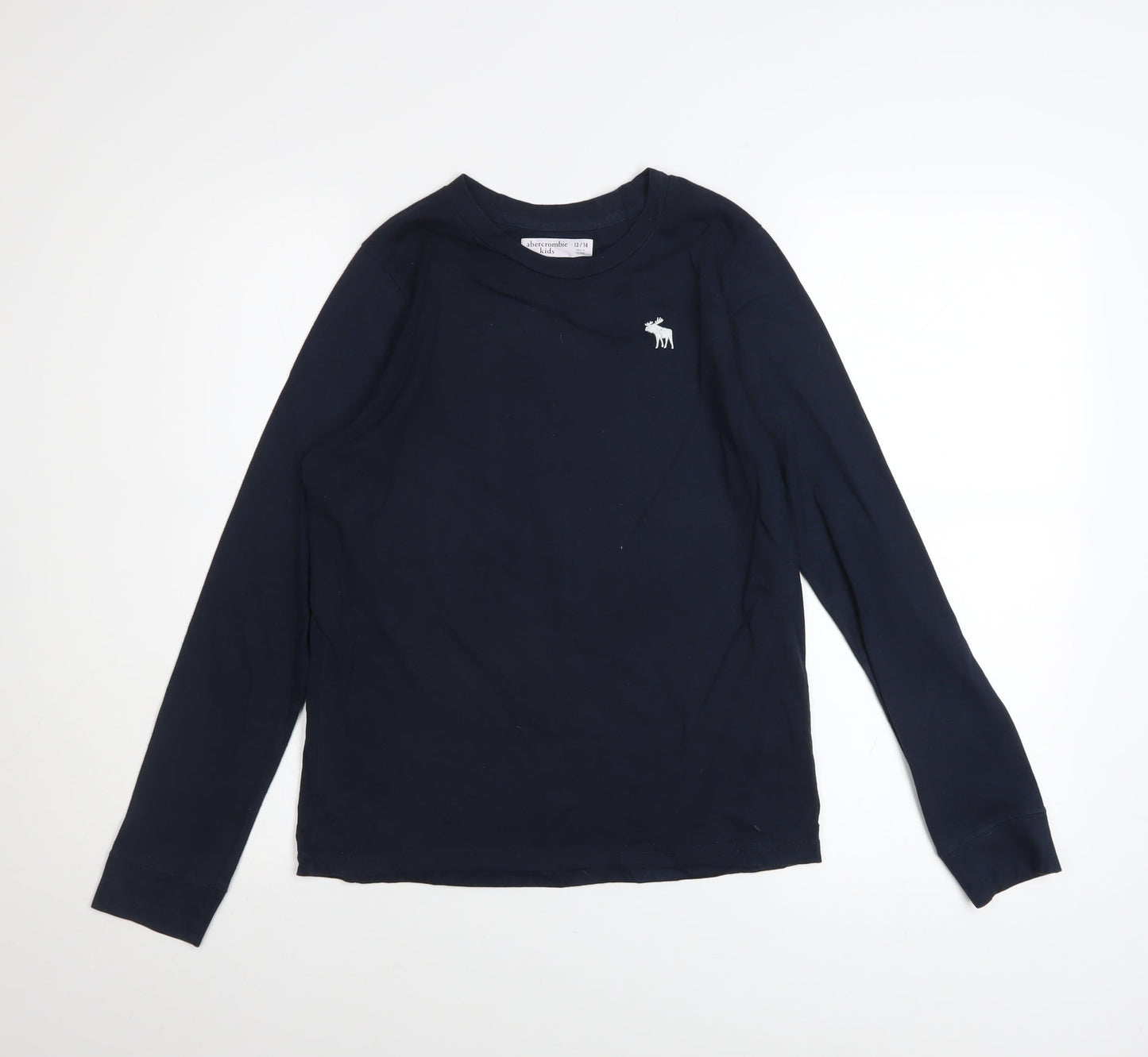 Boys UK Size 13-14 Years abercrombie kids Blue Basic T-Shirt