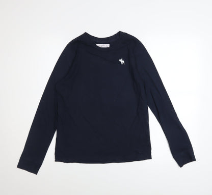 Boys UK Size 13-14 Years abercrombie kids Blue Basic T-Shirt