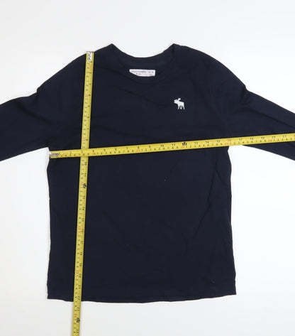 Boys UK Size 13-14 Years abercrombie kids Blue Basic T-Shirt