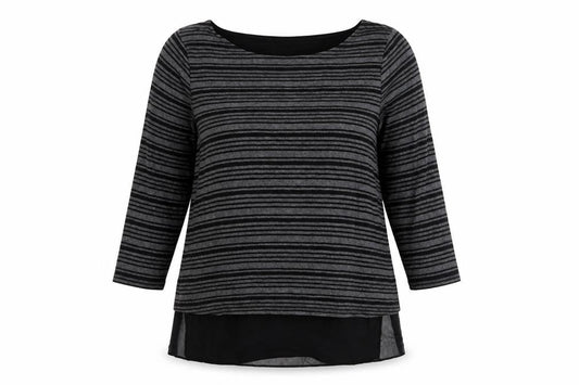 Womens UK Size 14 Phase Eight Grey Tunic Blouse