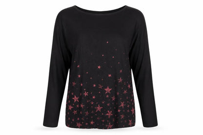 Womens UK Size M EMP Black Basic T-Shirt