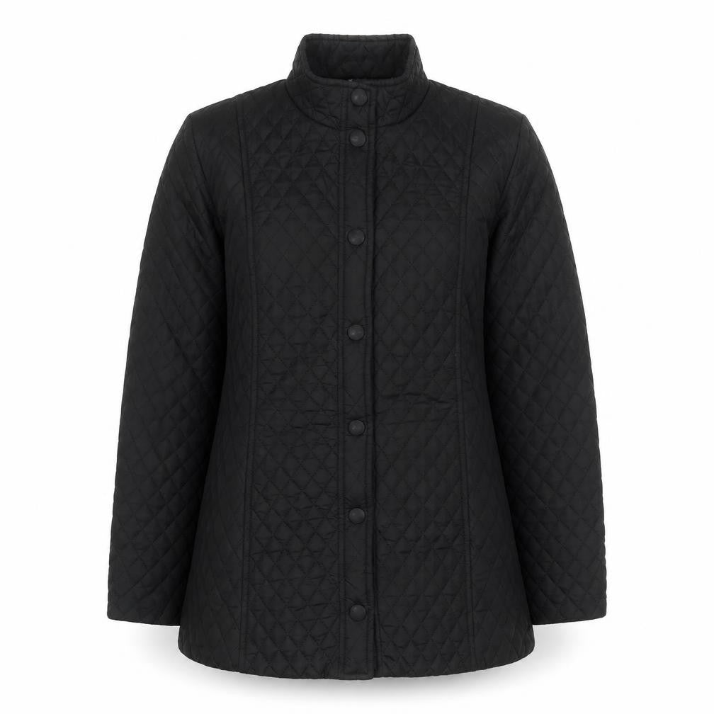 Womens UK Size 12 Windsmoor Black Quilted Coat
