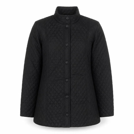 Womens UK Size 12 Windsmoor Black Quilted Coat
