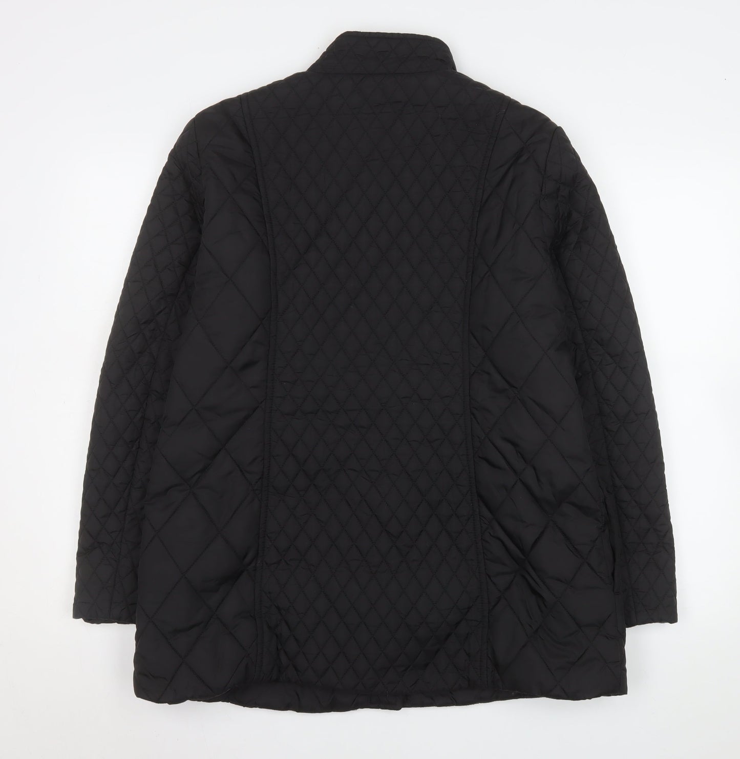 Womens UK Size 12 Windsmoor Black Quilted Coat