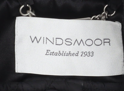 Womens UK Size 12 Windsmoor Black Quilted Coat