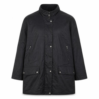 Womens UK Size M Cloud Nine Black Rain Coat