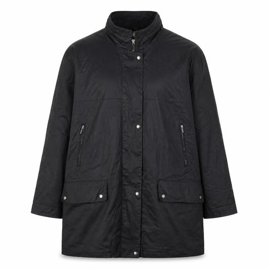 Womens UK Size M Cloud Nine Black Rain Coat