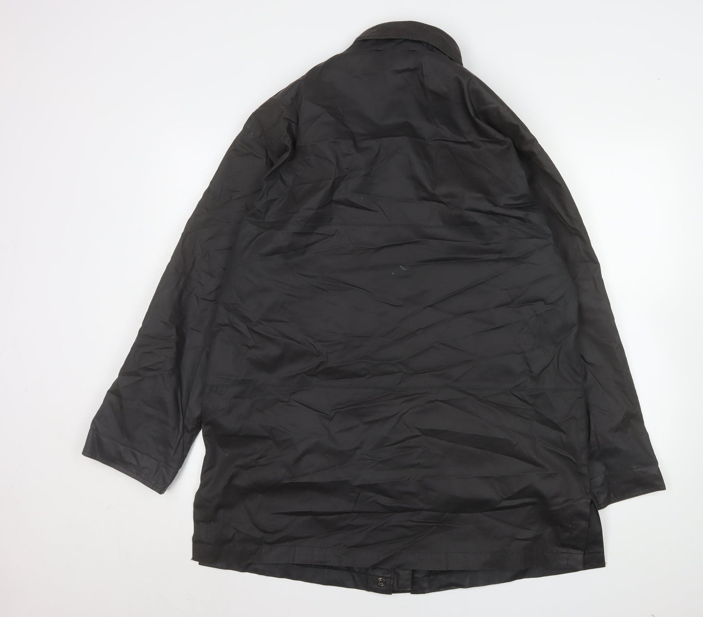 Womens UK Size M Cloud Nine Black Rain Coat