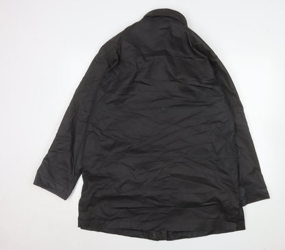 Womens UK Size M Cloud Nine Black Rain Coat