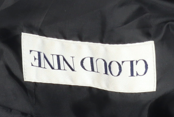 Womens UK Size M Cloud Nine Black Rain Coat