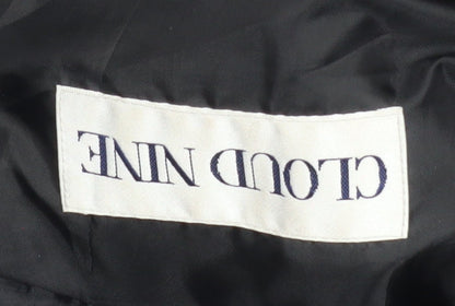 Womens UK Size M Cloud Nine Black Rain Coat
