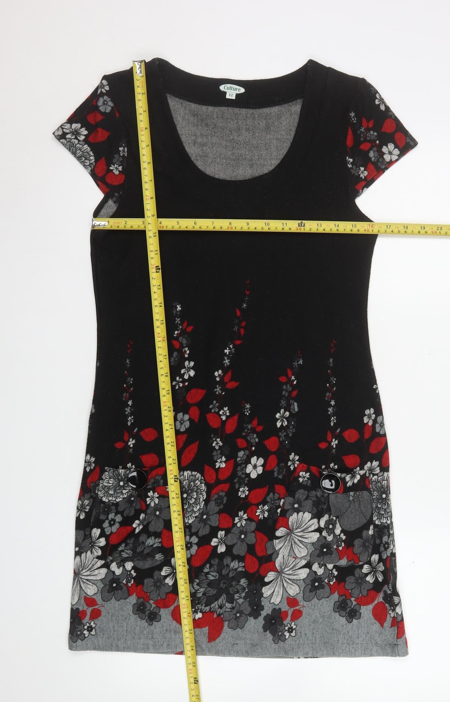 Womens UK Size 12 CULTURE Shift Dress