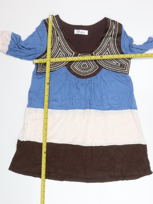 Womens UK Size 2 Lilas Shift Dress