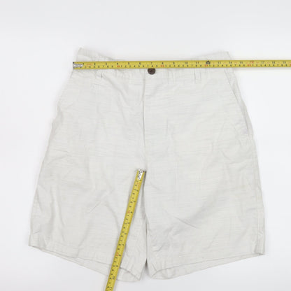 Mens UK Size L Guidly Regular Fit Chino Shorts