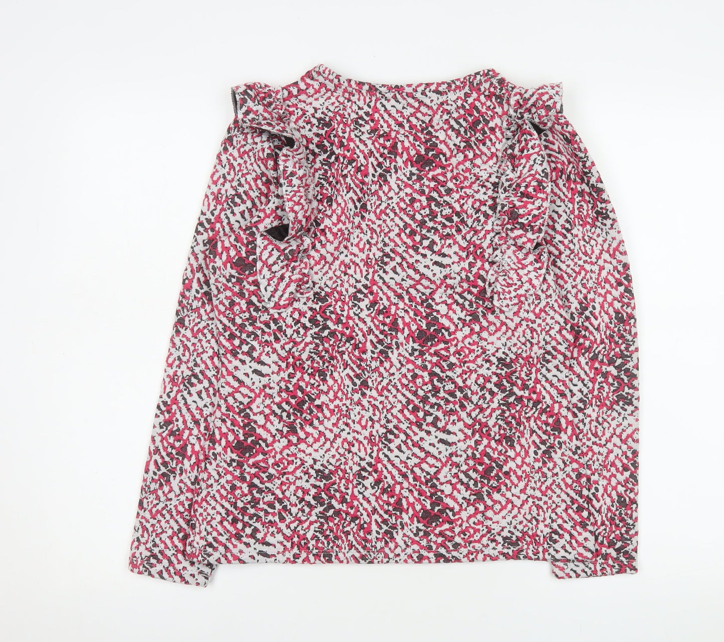 Womens UK Size 10 Savida Multicoloured Cropped Blouse